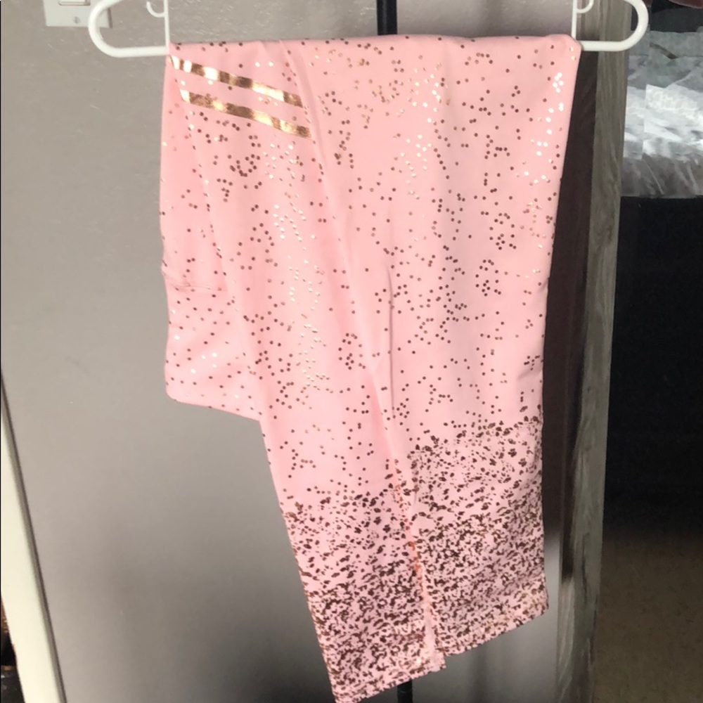 Pink and Gold BRAND NEW Yoga pants